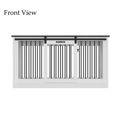 Tucker Murphy Pet™ Barn Door Dog Crate With Lock Wayfair